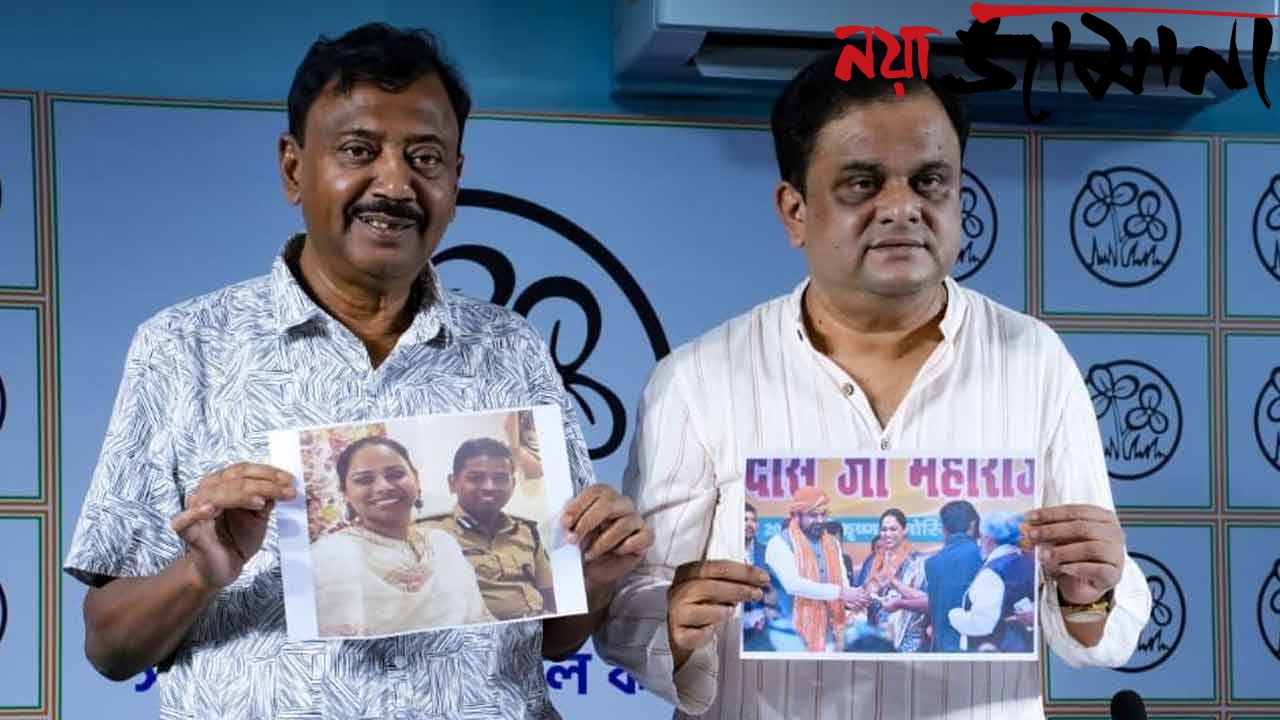 বিজেপি নেত্রীর স্বামী পুলিশ পর্যবেক্ষক, অপসারণ চেয়ে কমিশনে জোড়াফুল শিবির