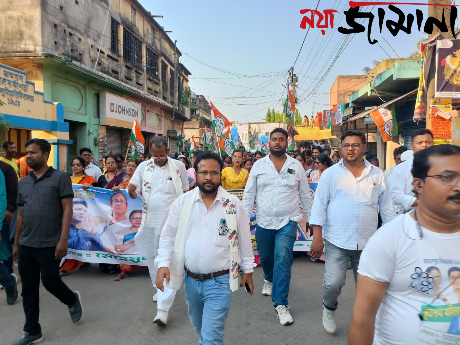 জামালপুর বিধানসভার তৃণমূল প্রার্থী ভূতনাথ মালিকের সমর্থনে পথসভা