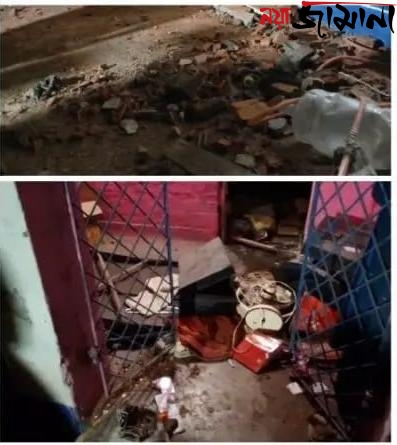 পুলিশ ফাঁড়িতে দুষ্কৃতি তাণ্ডব,আহত পুলিশকর্মী-সহ একাধিক  পরিস্থিতি সামলাতে লাঠিচার্জ, টিয়ার গ্যাস