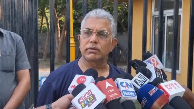 জীবনের স্বার্থে তৃণমূলনেতাদের জেলে থাকা উচিত : দিলীপ ঘোষ