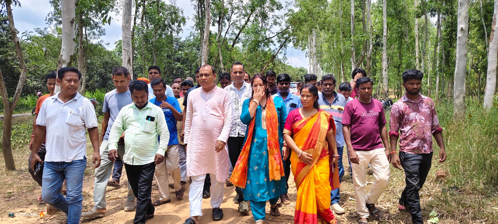 পুরাতন মালদহে গড়ে উঠছে জওহর নবোদয় বিদ্যালয়, জমি পরিদর্শনে বিধায়ক গোপাল চন্দ্র সাহা